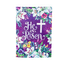Spring Flowers Easter Cross Suede Garden Flag - Flagladyusa