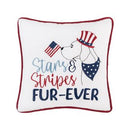 Stars and Stripes Dog Decorative Pillow - Flagladyusa