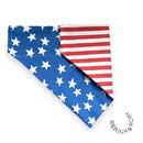 Stars and Stripes Reversible Dog Bandana - Flagladyusa