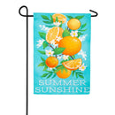 Summer Sunshine Linen Garden Flag - Flagladyusa