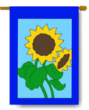Sunflower Banner Flag 28 x 40 inch Flowers, Spring, Summer - Flagladyusa