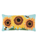 Sunflower Hooked Pillow - Flagladyusa