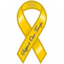 "Support Our Troops" Yellow Ribbon Magnet - Flagladyusa
