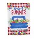 Sweet Summer Truck Garden Suede Flag - Flagladyusa