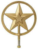 Texas Star Flagpole Finial - Flagladyusa