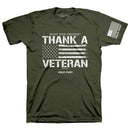 Thank A Veteran Mens T - Shirt - Flagladyusa