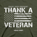 Thank A Veteran Mens T - Shirt - Flagladyusa