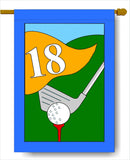 The Golf Course Banner Banner Flag 28 x 40 inch Spring, Summer, Sports - Flagladyusa