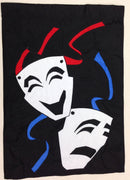 Theater Comedy & Tragedy Banner Flag 28 x 40 inch Special Occasions - Flagladyusa