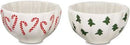 Tree and Candy Cane Dip Bowl (set of 2) - Flagladyusa