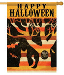 Trick or Treat Halloween Tree Suede Banner - Flagladyusa