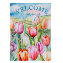 Tulip Fields Suede Garden Flag - Flagladyusa