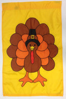 Turkey Banner Flag 28 x 40 inch Thanksgiving - Flagladyusa