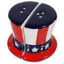 Uncle Sam Hat Salt and Pepper Shaker - Flagladyusa