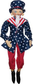 Uncle Sammy Doll (Joe Spencer) - Flagladyusa