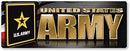 United States Army Mini Bumper Strip Magnet - Flagladyusa