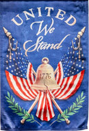 United We Stand House Lustre Flag - Flagladyusa