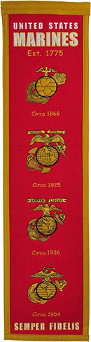 U.S. Marine Heritage Banner - Flagladyusa