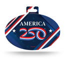 USA America 250 Full Color Oval Sticker - Flagladyusa
