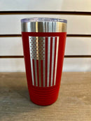 USA Flag Tumbler - 20 oz - Flagladyusa