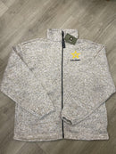 USA Made Full Zip Front Tweed Jacket - Army - Flagladyusa