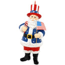 USA Santa w/Flag Ornament - Flagladyusa