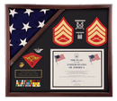 Veteran Capital Flag and Display Case - Flagladyusa