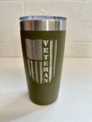 Veteran Tumbler - 20 oz - Flagladyusa