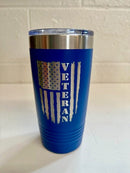 Veteran Tumbler - 20 oz - Flagladyusa