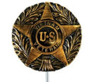 Vietnam Veterans Brass Colored Gravemarker - Flagladyusa