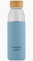 Water Bottle with Bamboo Lid - Amazing Grace - Flagladyusa