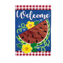 Watermelon Welcome Garden Applique Flag - Flagladyusa