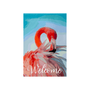 Welcome Flamingo Flag - Flagladyusa
