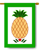 Welcome Pineapple Banner Flag 28 x 40 inch Welcome - Flagladyusa
