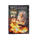 Welcome to our Firepit Garden Lustre Flag - Flagladyusa