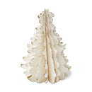 White Shimmer Paper Tree Decor - Flagladyusa