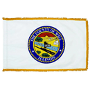 Will County Illinois Flag - 3x5ft Indoor w/Fringe - Flagladyusa