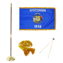 Wisconsin Indoor Mounted Sets - Flagladyusa