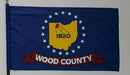 Wood County Ohio Flag - 3x5 Feet - Flagladyusa