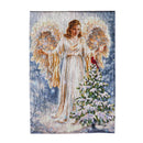 Woodland Glistening Angel Garden Flags - Flagladyusa