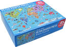 World Map Floor Puzzle (48 Pieces) - Flagladyusa
