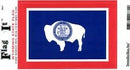 WYOMING FLAG - IT - Flagladyusa