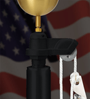 Continental Series External Halyard Flagpole - Flagladyusa