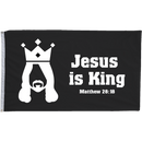 Jesus is King Flags - Flagladyusa